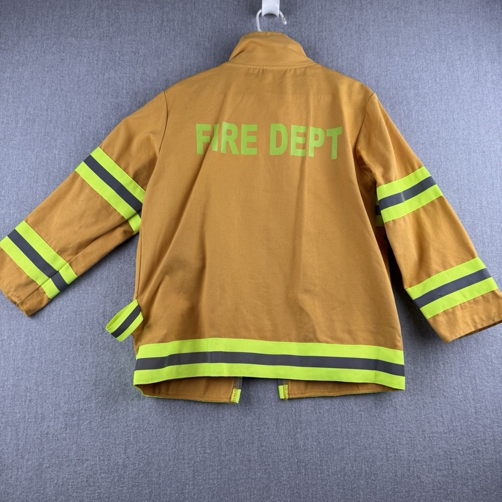 Teetot Firefighter Costume Kids Size 5-6 Fire Dept Dress Up Set Helmet Axe - Picture 4 of 16